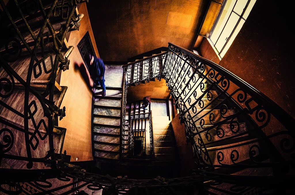 Stairs in Milan